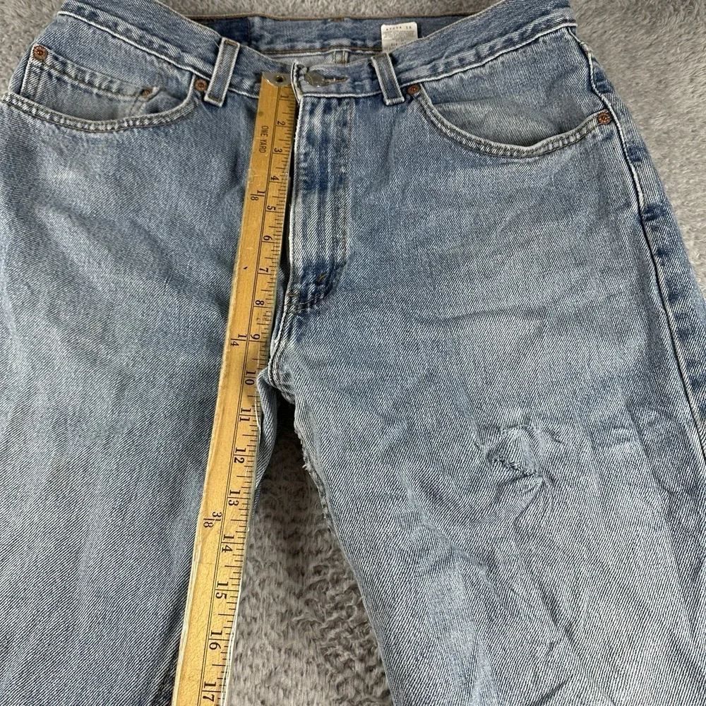 VINTAGE Levi's 505 Jeans Mens 34x32 Blue Faded Distressed Classic‎ Y2K